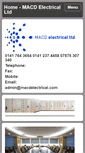 Mobile Screenshot of macdelectrical.com